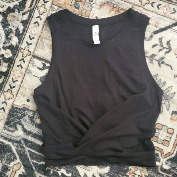 EUC Lululemon Time to Restore Tank Black 2 - Picture 3 of 4